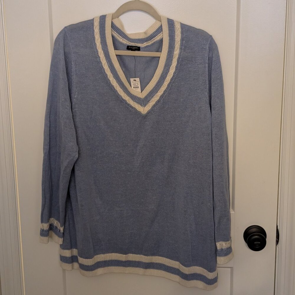 Talbots Sweater - 2X - NWT blue